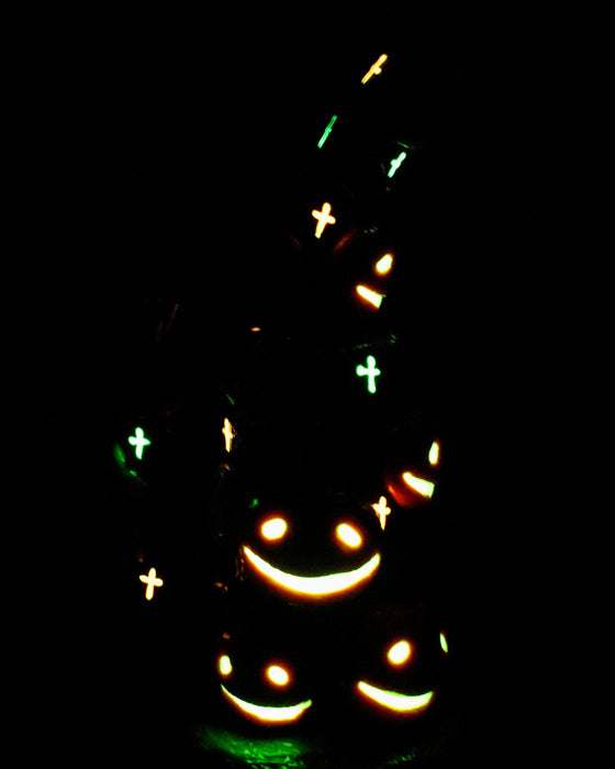 Pumpkin Glow In The Dark Bong