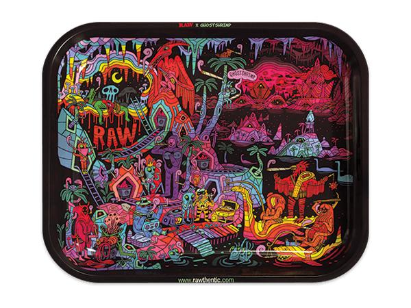 RAW Artist Series Ghost Shrimp 2 Rolling Tray