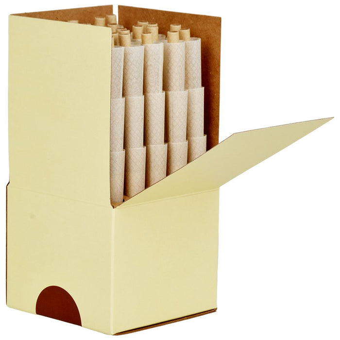 RAW Organic Cones 75 Count Bulk Box 1 1/4