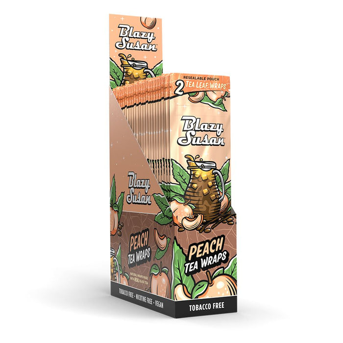 Blazy Susan Tea Leaf Wraps - Original | Honey Lemon | Peach