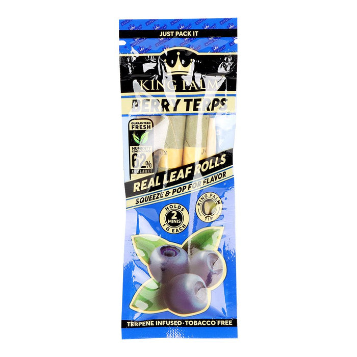 King Palm Hand-Rolled Leaf Wraps Mini 10 Pack Box