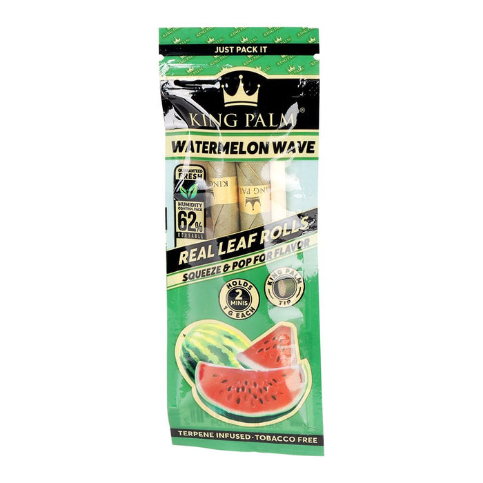 King Palm Hand-Rolled Leaf Wraps Mini 10 Pack Box