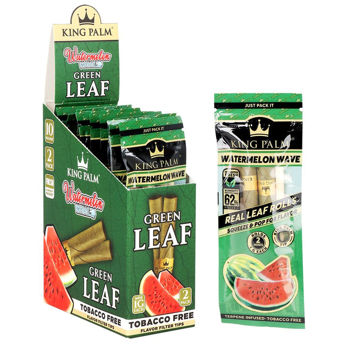 King Palm Hand-Rolled Leaf Wraps Mini 10 Pack Box