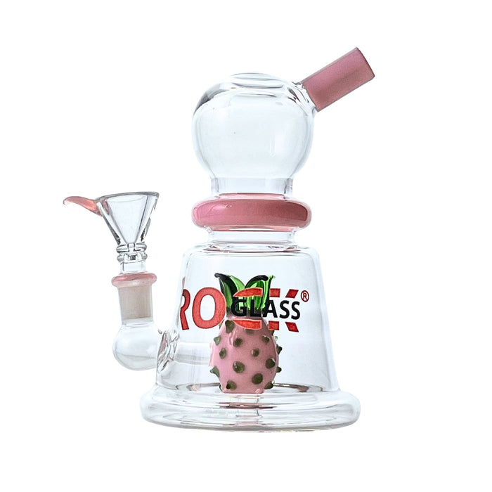 Rock Glass Luau 7" Pineapple Perc Bong