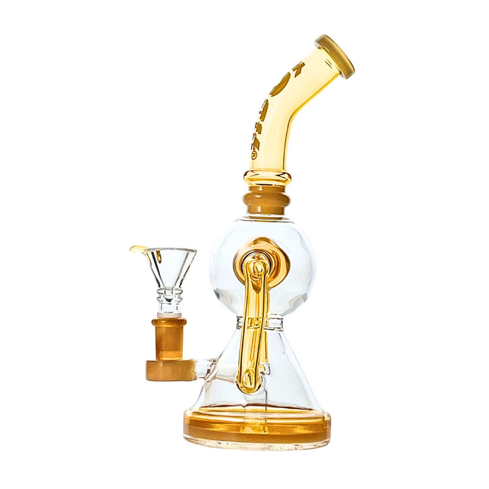 Emerald Orbit 10” Rock Glass Bong