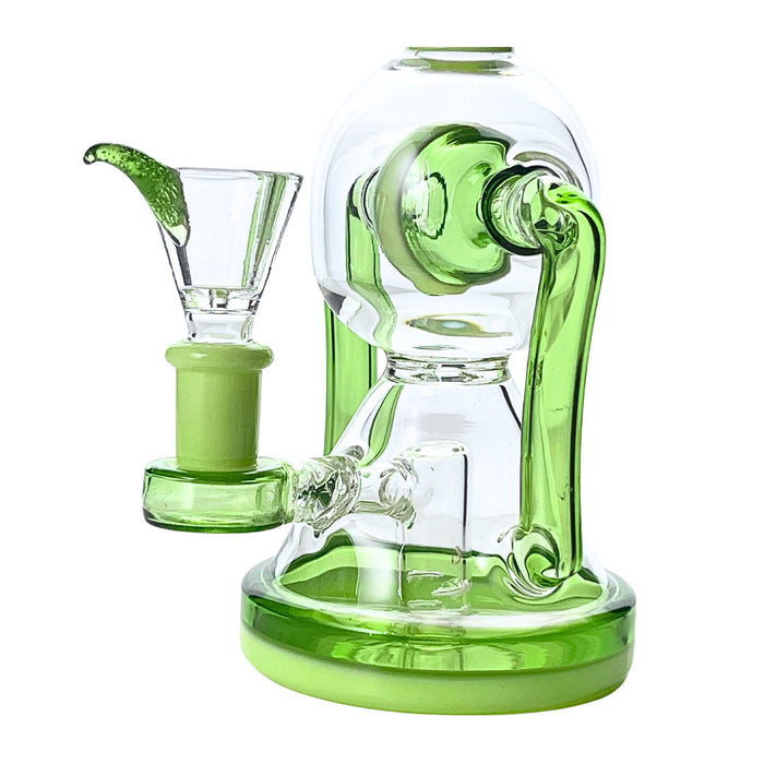 Emerald Orbit 10” Rock Glass Bong