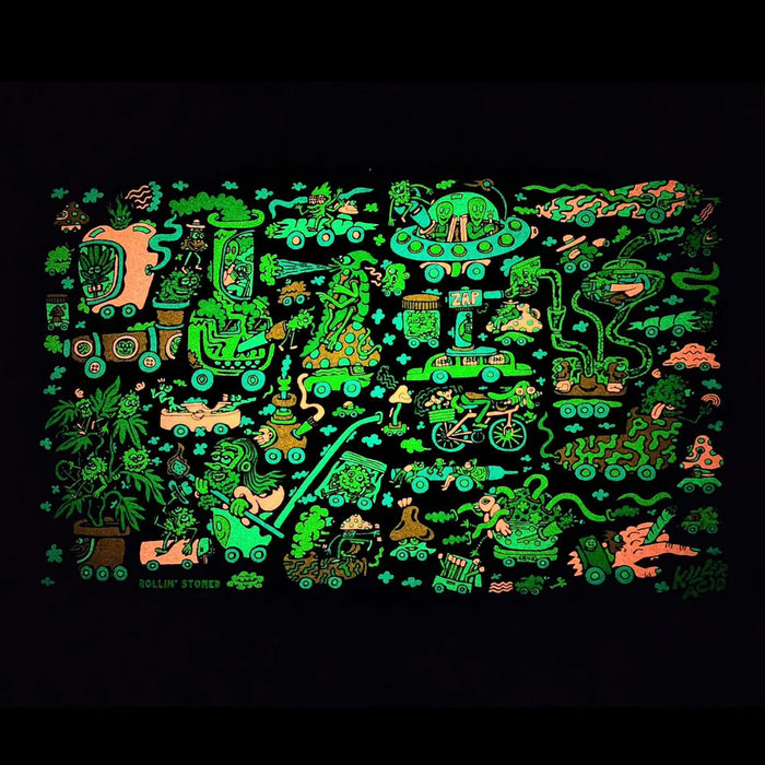 Rollin Stoned Mood Mat By Killer Acid