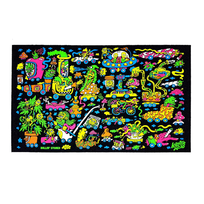 Rollin Stoned Mood Mat By Killer Acid