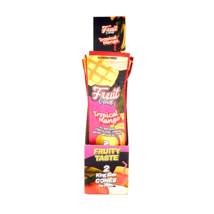 Fruit Cuts Natural Pulp Cones King Size - 6 Flavors