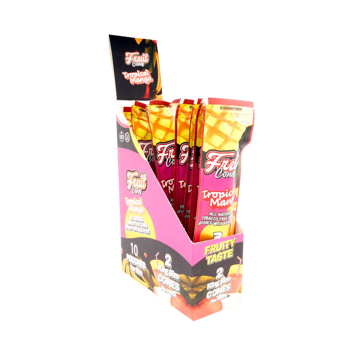 Fruit Cuts Natural Pulp Cones King Size - 6 Flavors