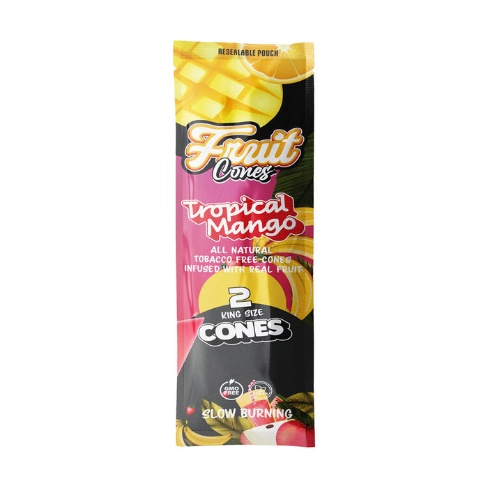 Fruit Cuts Natural Pulp Cones King Size - 6 Flavors