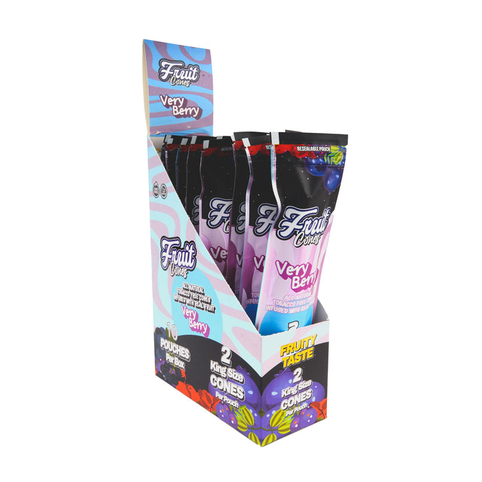 Fruit Cuts Natural Pulp Cones King Size - 6 Flavors