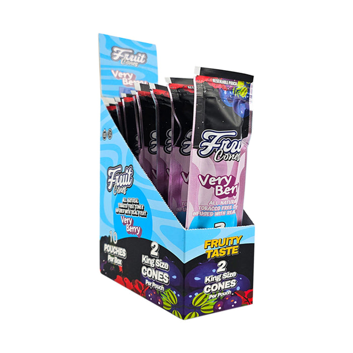 Fruit Cuts Natural Pulp Cones King Size - 6 Flavors