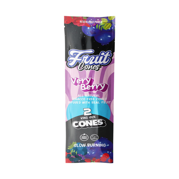 Fruit Cuts Natural Pulp Cones King Size - 6 Flavors