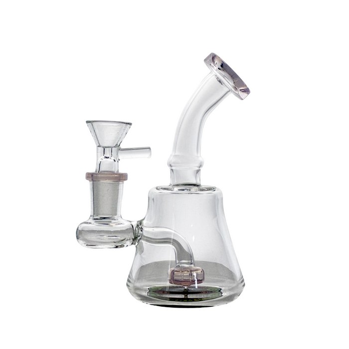 LA Pipes Aurora Bent Neck 5" Mini Dab Rig