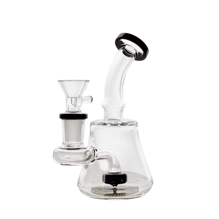 LA Pipes Aurora Bent Neck 5" Mini Dab Rig