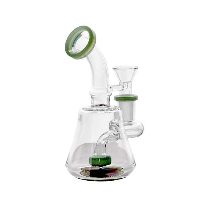 LA Pipes Aurora Bent Neck 5" Mini Dab Rig