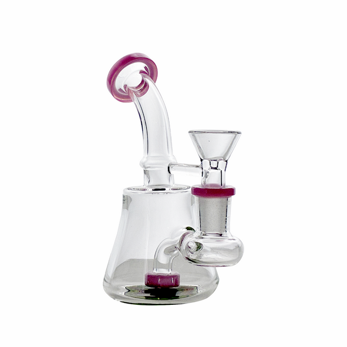 LA Pipes Aurora Bent Neck 5" Mini Dab Rig