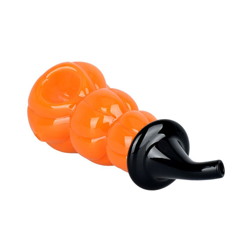 Stacked Pumpkin 5" Halloween Hand Pipe bowl