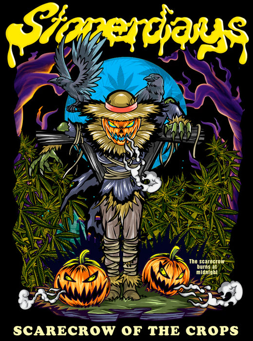 Stonerdays Scarecrow of the Crops Halloween Hoodie