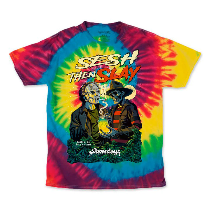 Stonerdays Sesh Then Slay Tee - 4 Colors