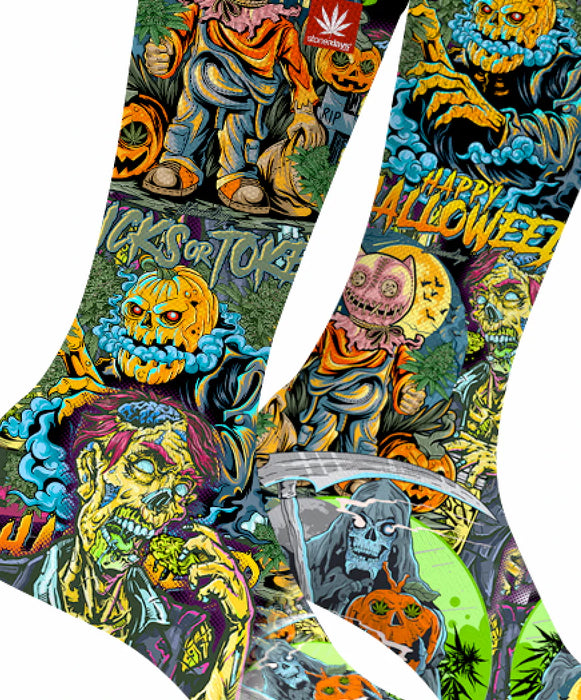 Stonerdays Happy Halloweed Socks