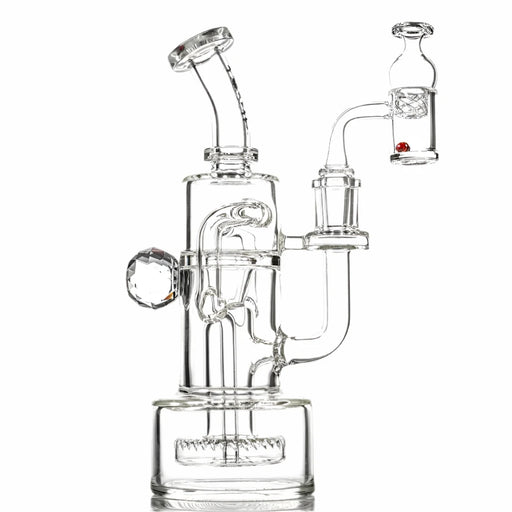 ToxicGlassWideBottomRecyclerDabRigSet