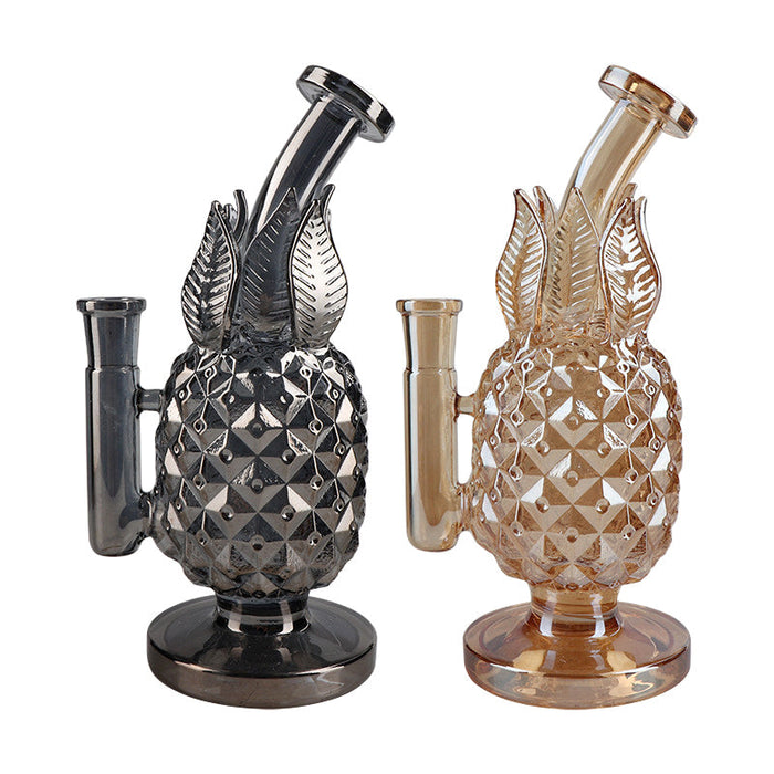 Pineapple 8" Glass Dab Rig
