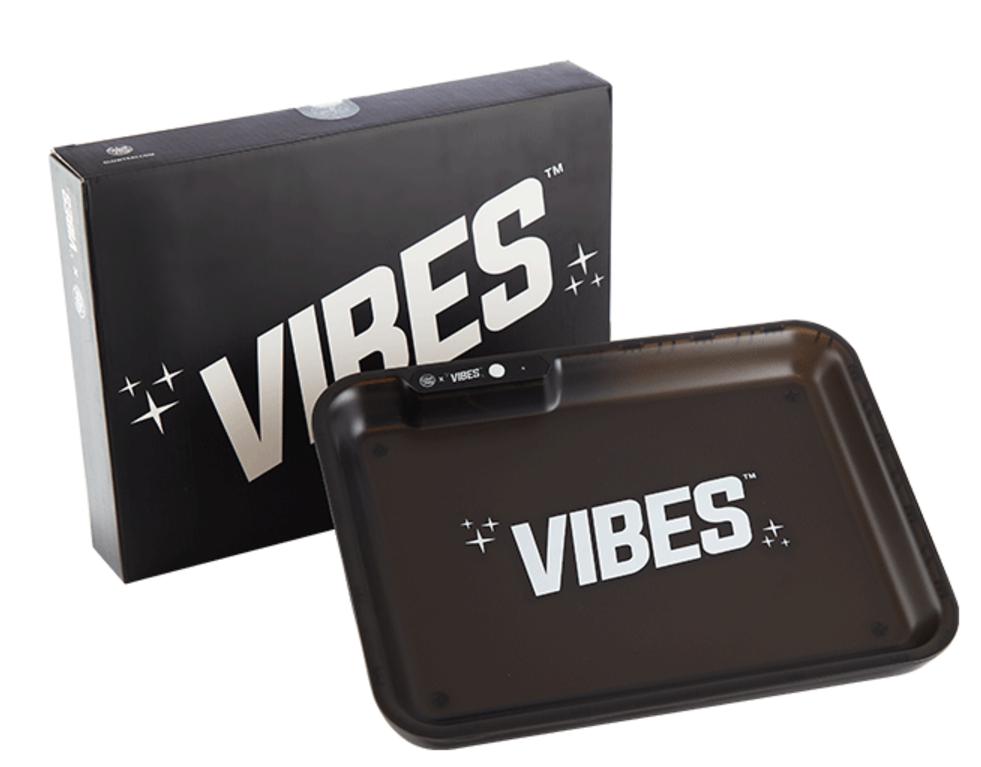 Vibes x Glowtray Illuminated Rolling Tray — Kush Cargo