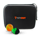Black carrying case with 'VapeBrat' logo and two colorful vape devices on a white background