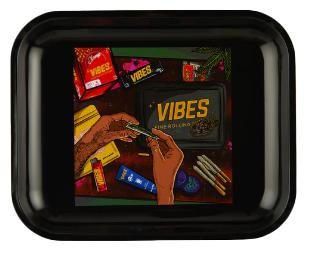 VIBES Metal Rolling Tray Now We Roll Large