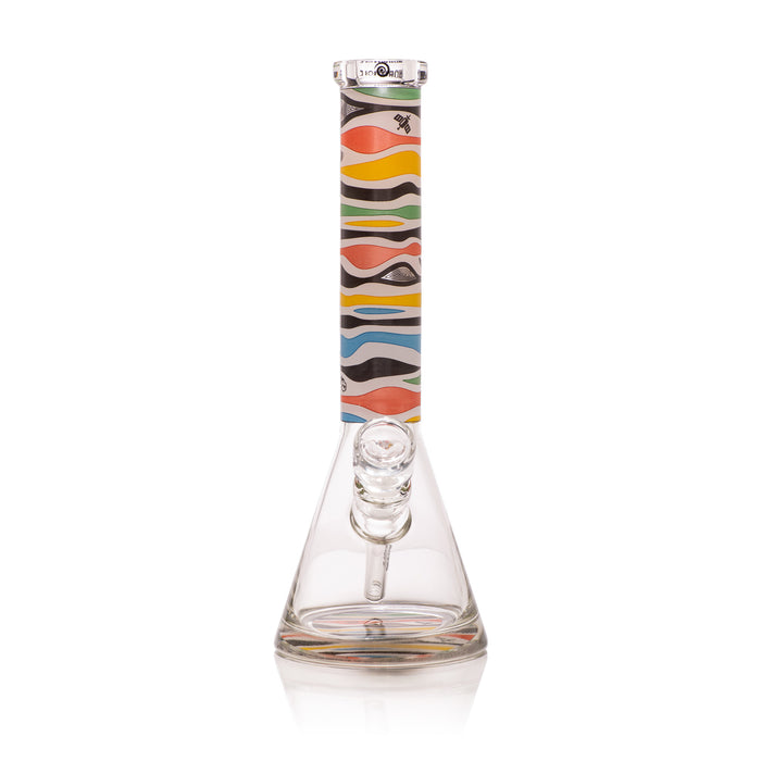 Wormhole Glass Saturn 14" Beaker Bong