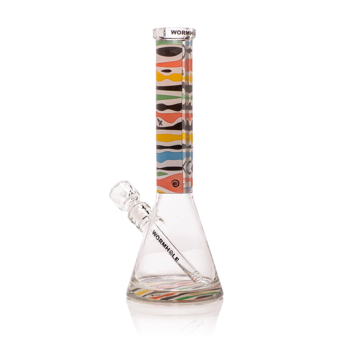 Wormhole Glass Saturn 14" Beaker Bong