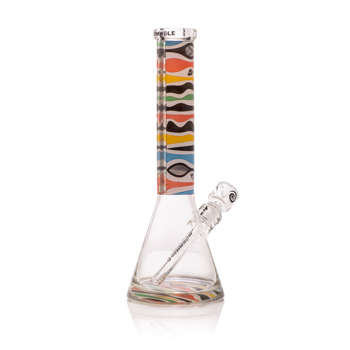 Wormhole Glass Saturn 14" Beaker Bong