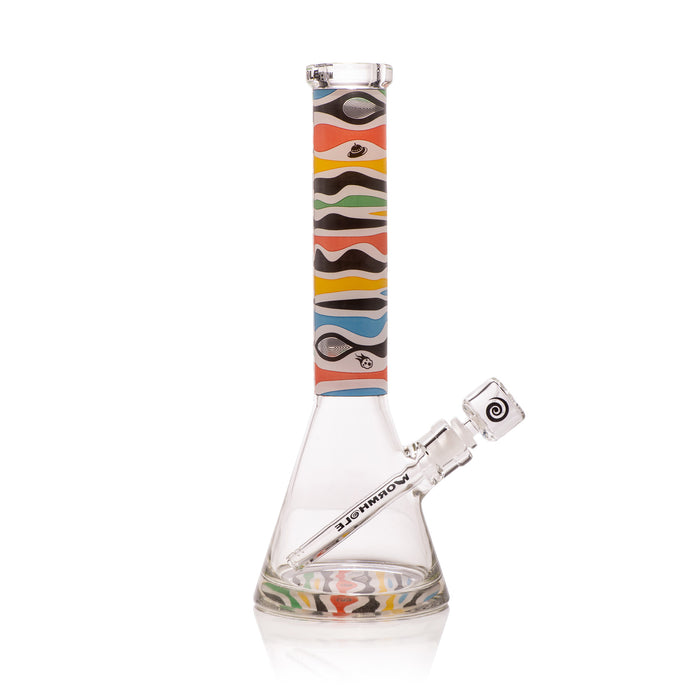 Wormhole Glass Saturn 14" Beaker Bong
