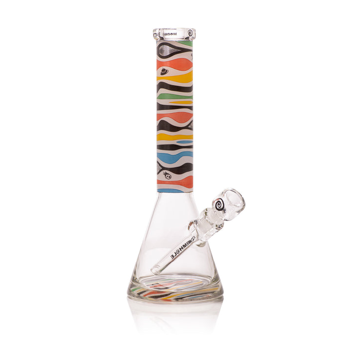 Wormhole Glass Saturn 14" Beaker Bong