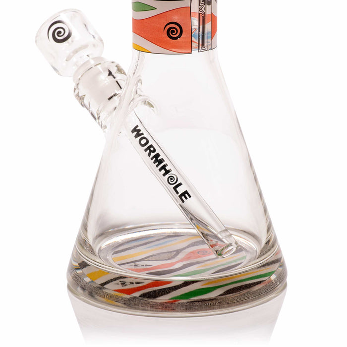 Wormhole Glass Saturn 14" Beaker Bong
