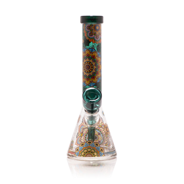Wormhole Glass Mandala Myriad 10" Beaker Bong
