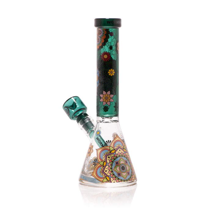 Wormhole Glass Mandala Myriad 10" Beaker Bong