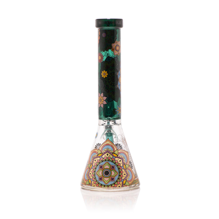 Wormhole Glass Mandala Myriad 10" Beaker Bong