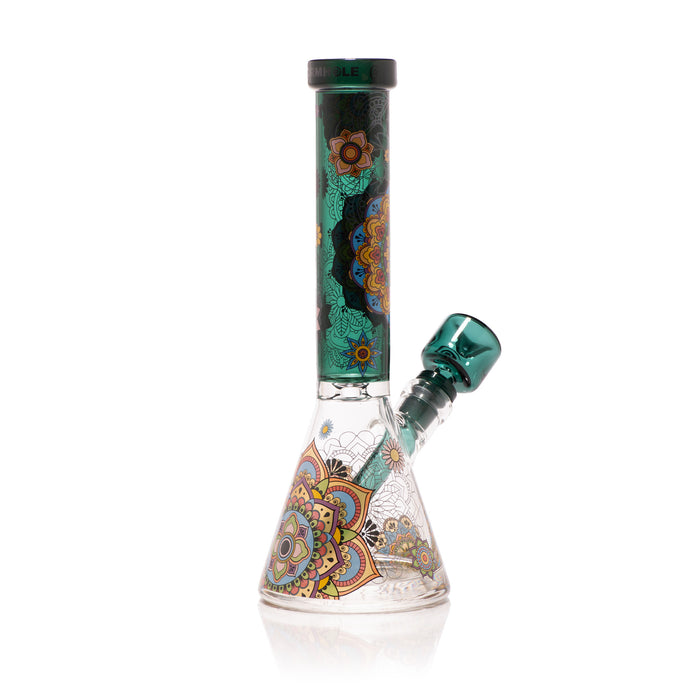 Wormhole Glass Mandala Myriad 10" Beaker Bong