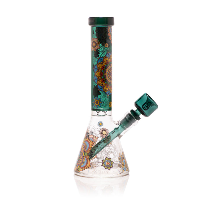 Wormhole Glass Mandala Myriad 10" Beaker Bong