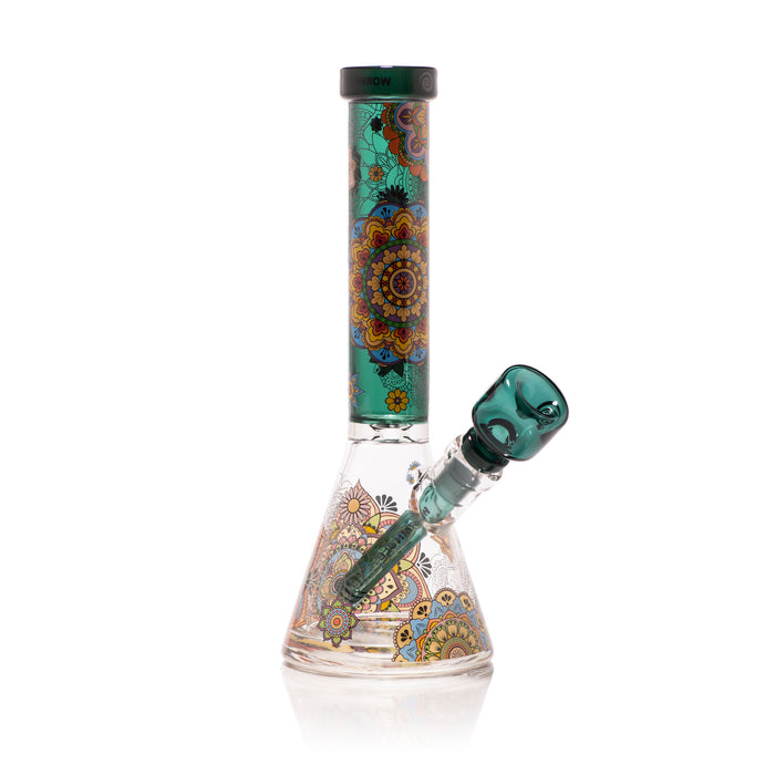 Wormhole Glass Mandala Myriad 10" Beaker Bong