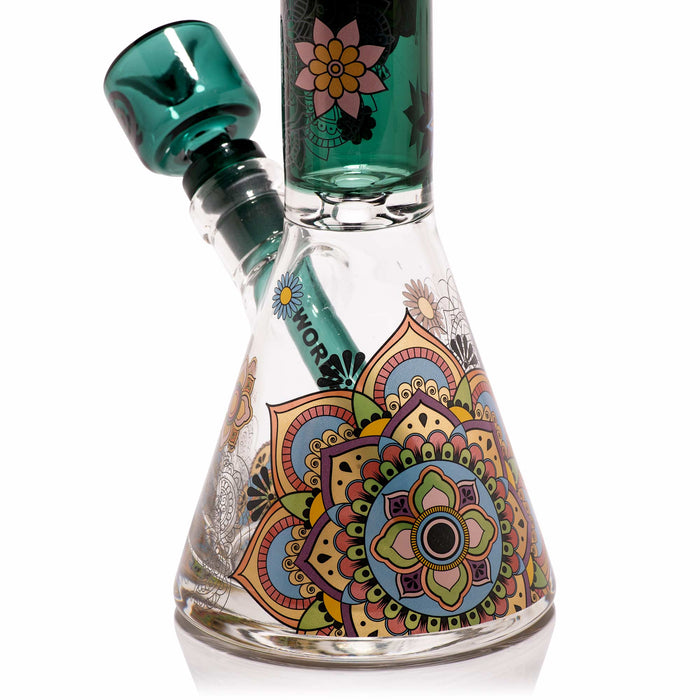 Wormhole Glass Mandala Myriad 10" Beaker Bong