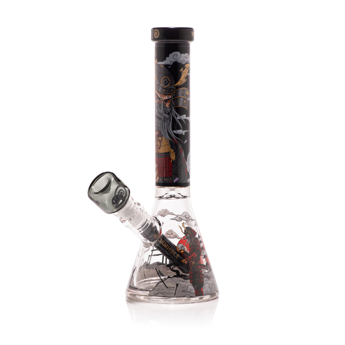 Wormhole Glass Shogun 11" Black Beaker Bong