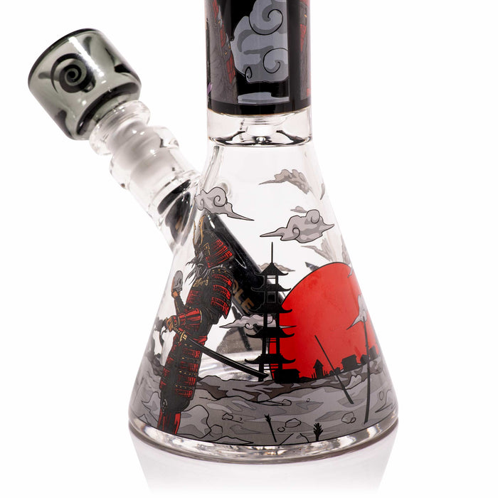 Wormhole Glass Shogun 11" Black Beaker Bong