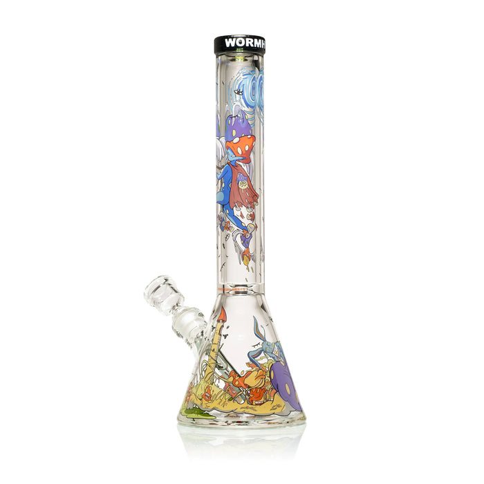 Wormhole Glass Call to Danger 16" Beaker Bong