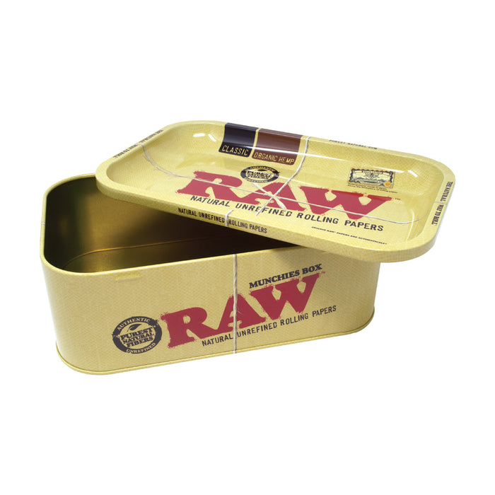RAW Munchies Storage Box Rolling Tray