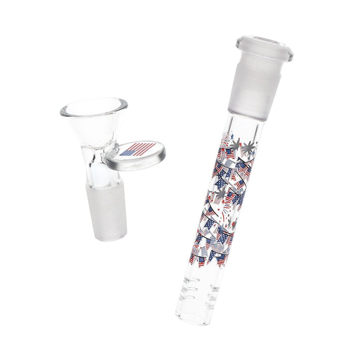 Pulsar Betty in Cake Beaker Glass Water Pipe 9.75"