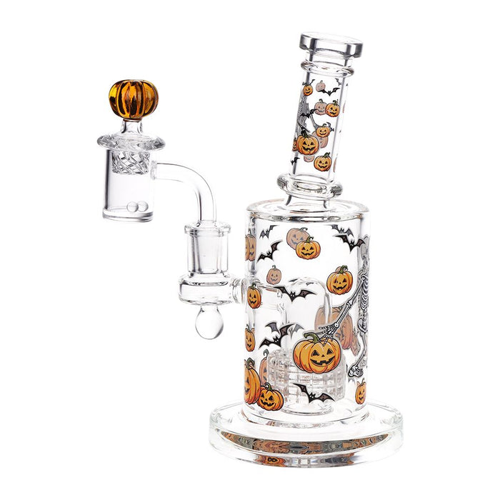 Pulsar Halloween Ball Glass Dab Rig Set